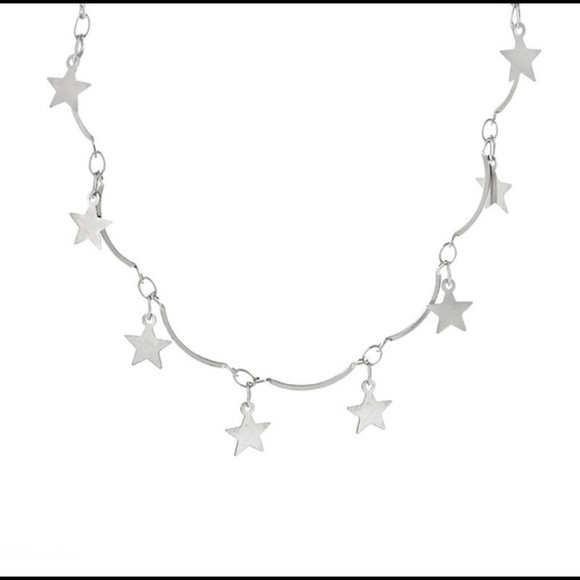 Dainty star charms choker necklace - Picture 8 of 8